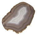 Agate Slab With Gold Rim 630955