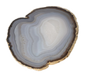 Agate Slab With Gold Rim 630979