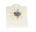 Amethyst Aura Pendant Silver 631822 P30