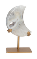 Agate Moon On Metal Stand 637374