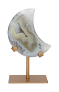Agate Moon On Metal Stand 637435