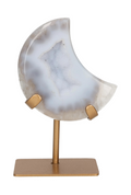 Agate Moon On Metal Stand 637442