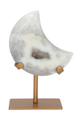 Agate Moon On Metal Stand 637626