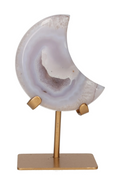 Agate Moon On Metal Stand 637695