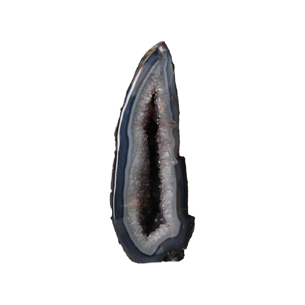 Agate Geode with Amethyst Cut Base 10000373