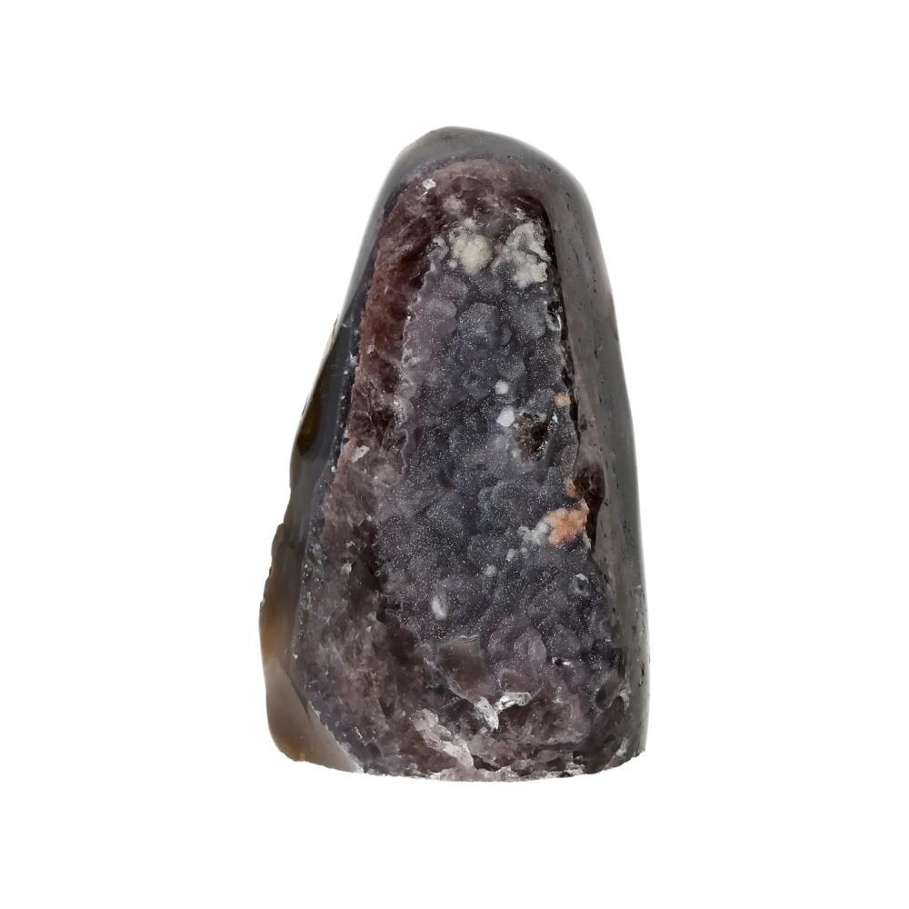 Agate Geode with Amethyst Cut Base 10000374