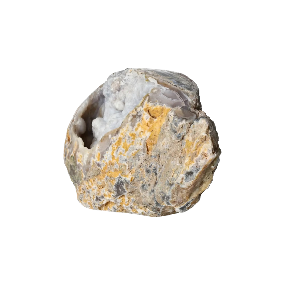 Agate Geode with Chaledony Cut Base 10000379