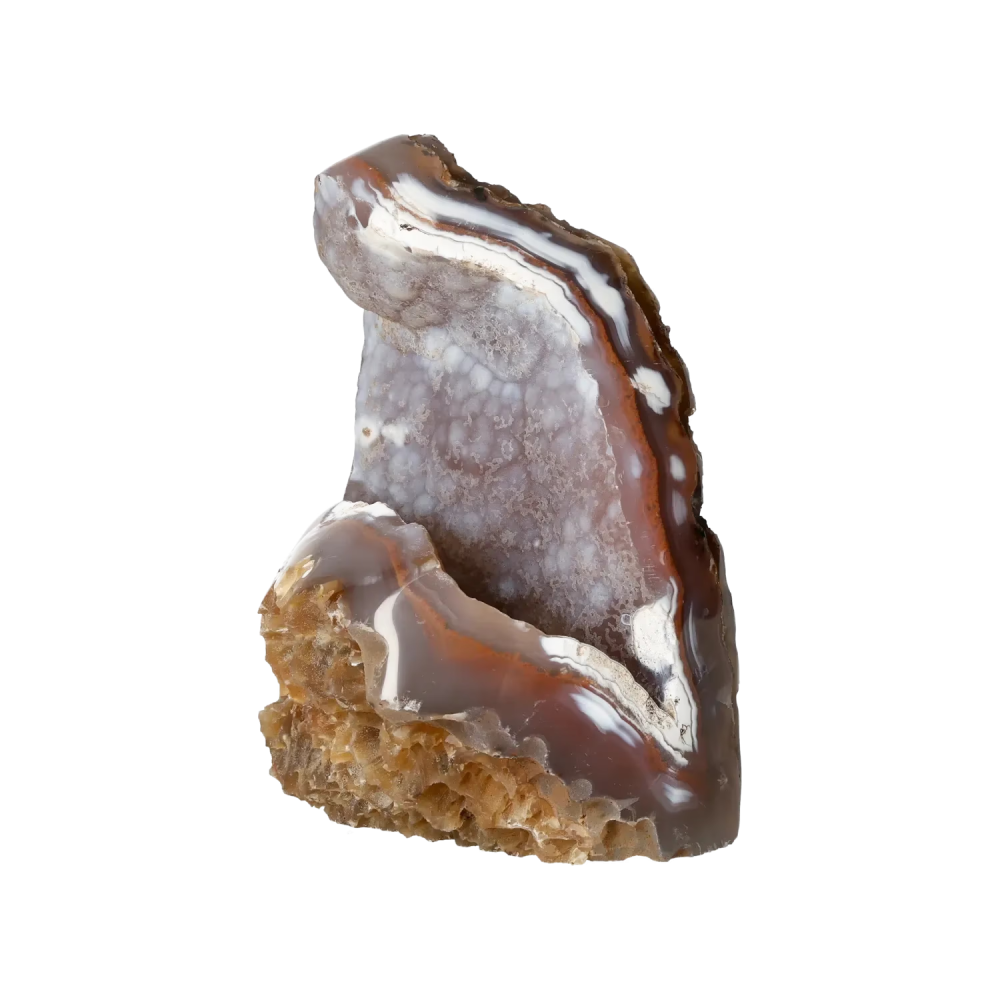 Agate Geode with Chaledony Cut Base 10000382