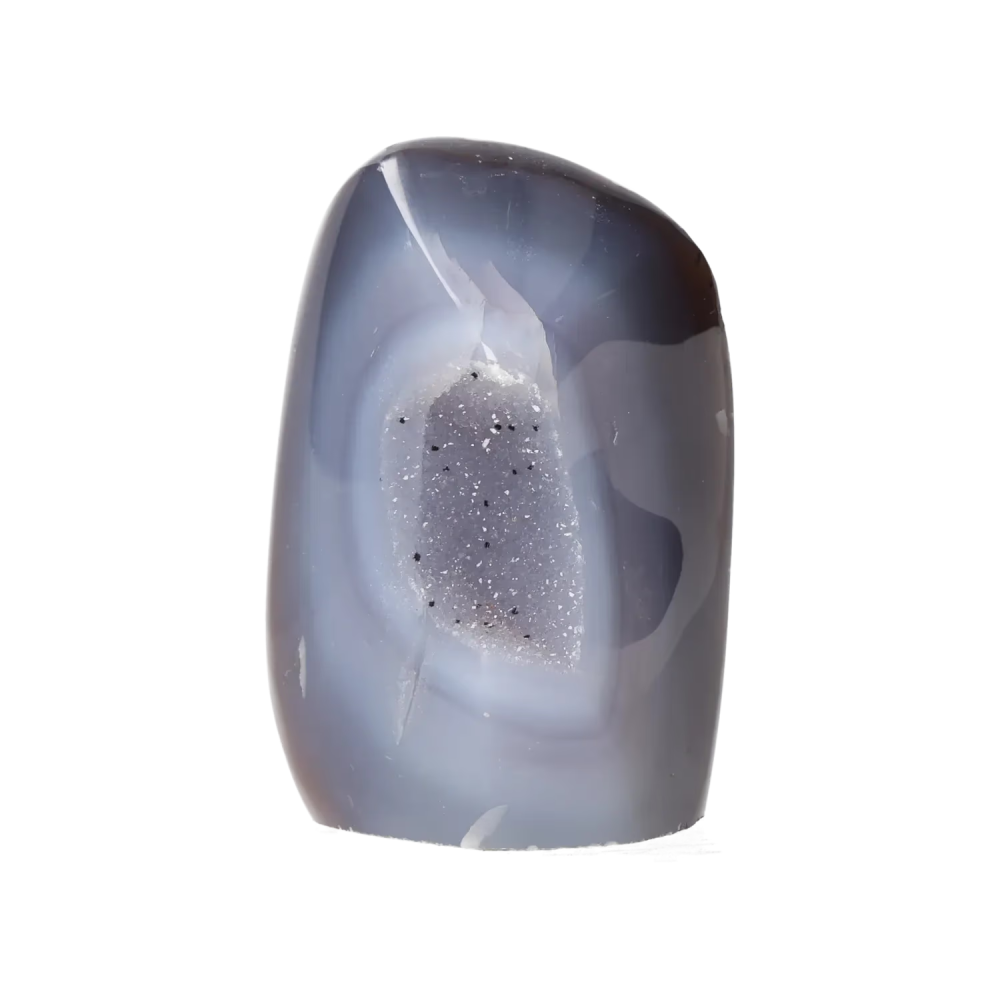 Agate Geode with Quartz Cut Base 10000395