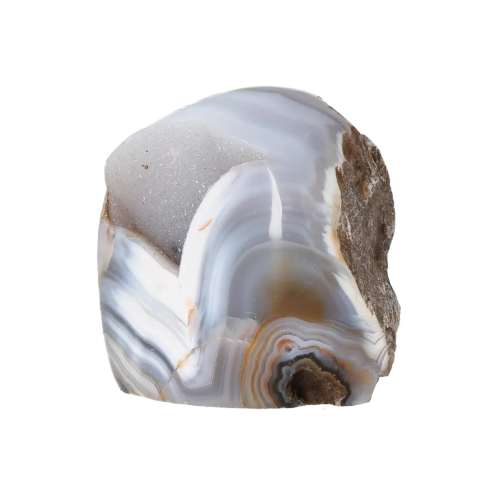 Agate Geode with Quartz Cut Base 10000396