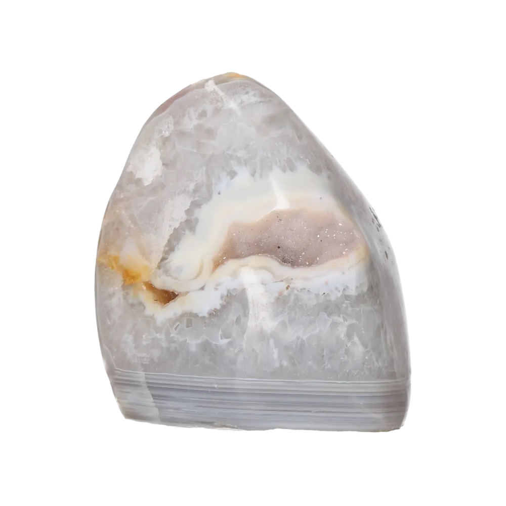 Agate Geode with Quartz Cut Base 10000401