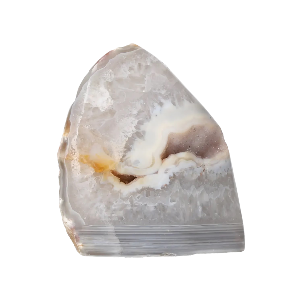 Agate Geode with Quartz Cut Base 10000401