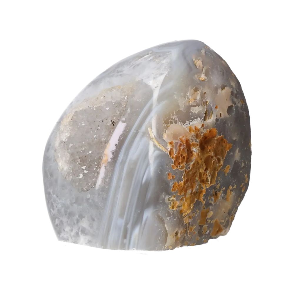 Agate Geode with Quartz Cut Base 10000406
