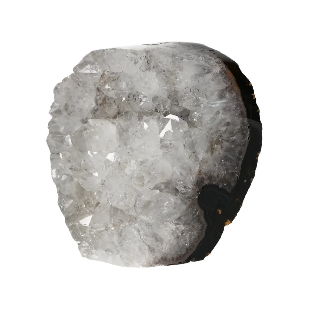 Agate Geode with Quartz Cut Base 10000409