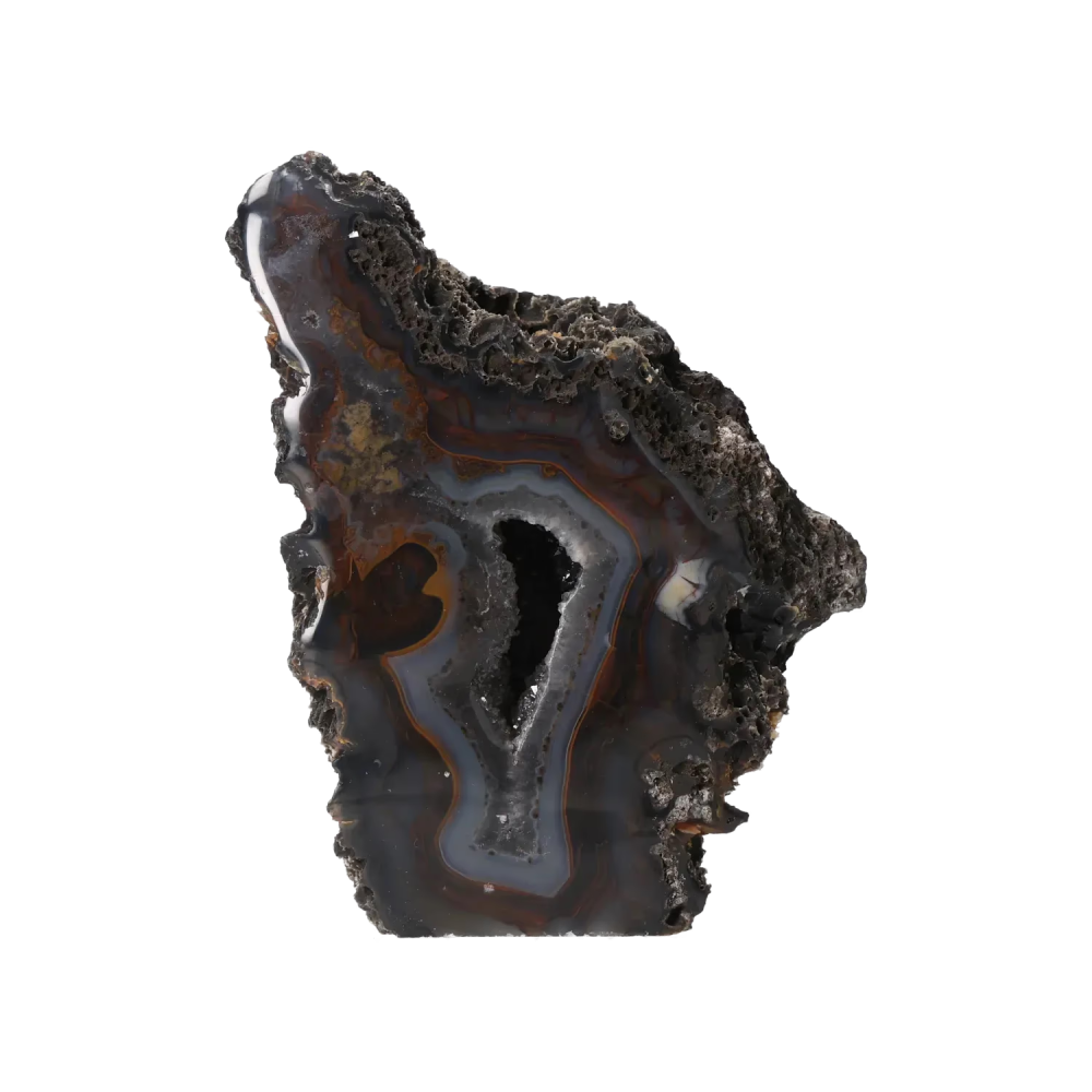 Agate Geode with Quartz Cut Base 10000418