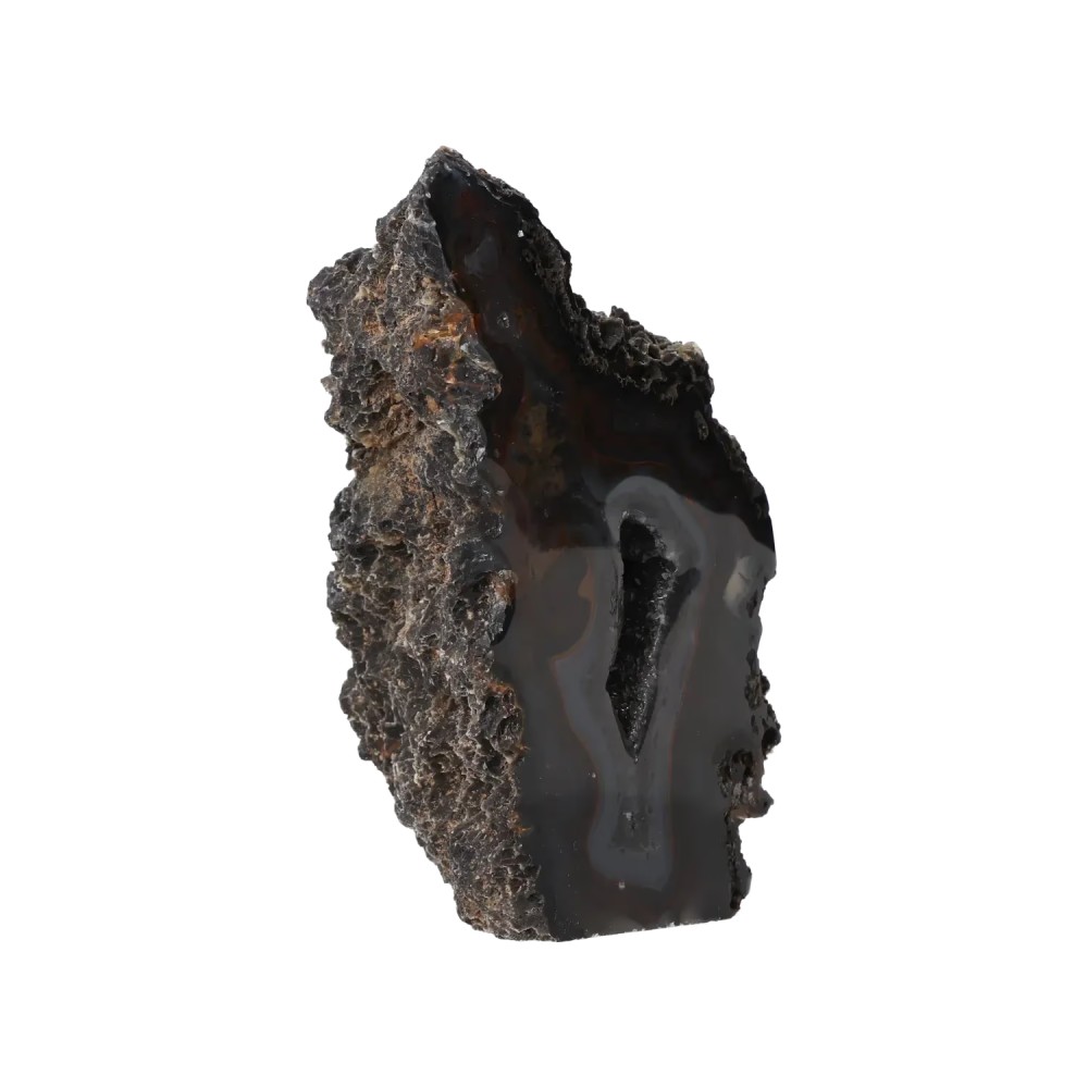 Agate Geode with Quartz Cut Base 10000418