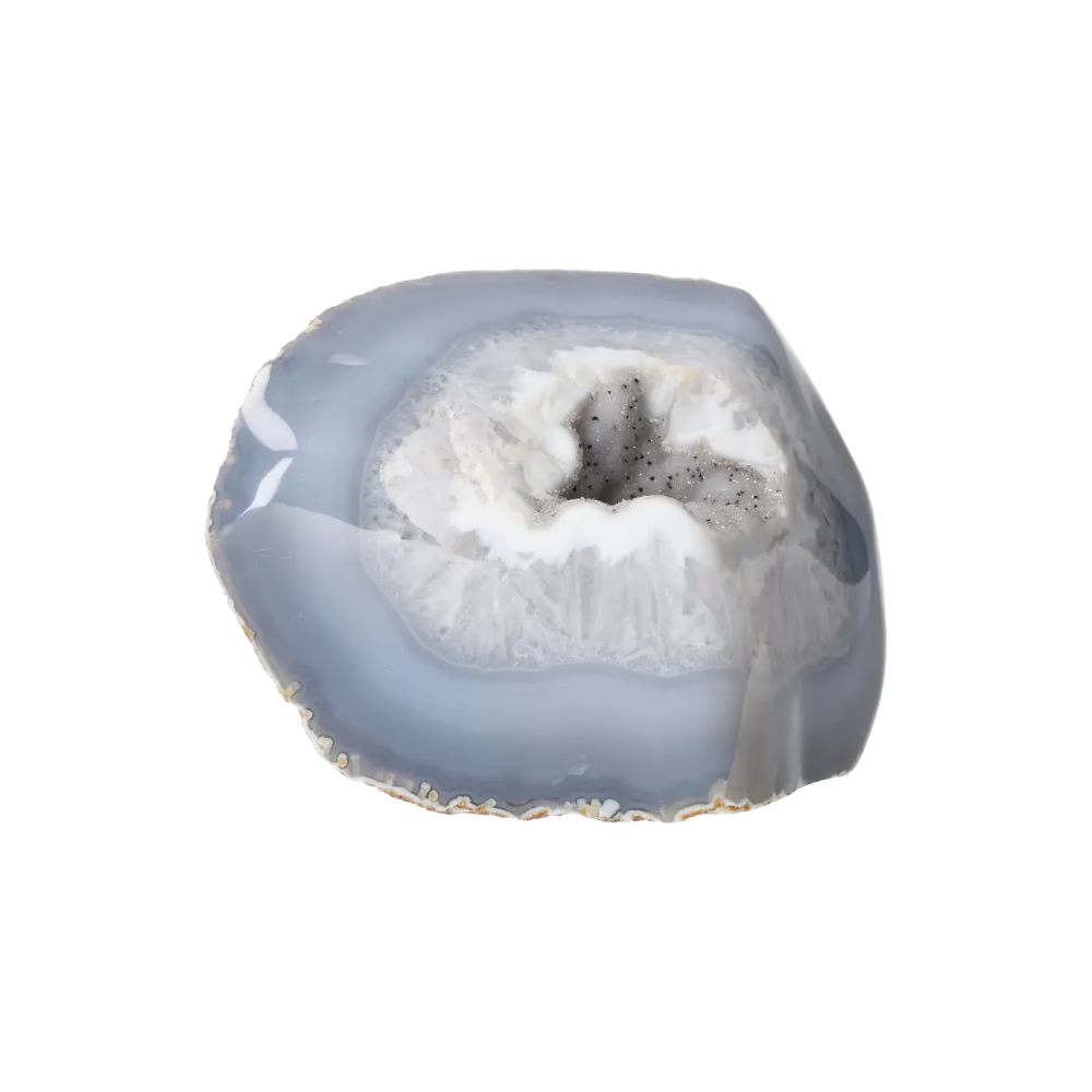 Agate Geode with Quartz Cut Base 10000423