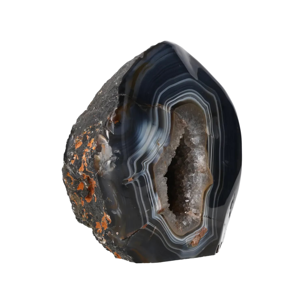 Agate Geode with Quartz Cut Base 10000426