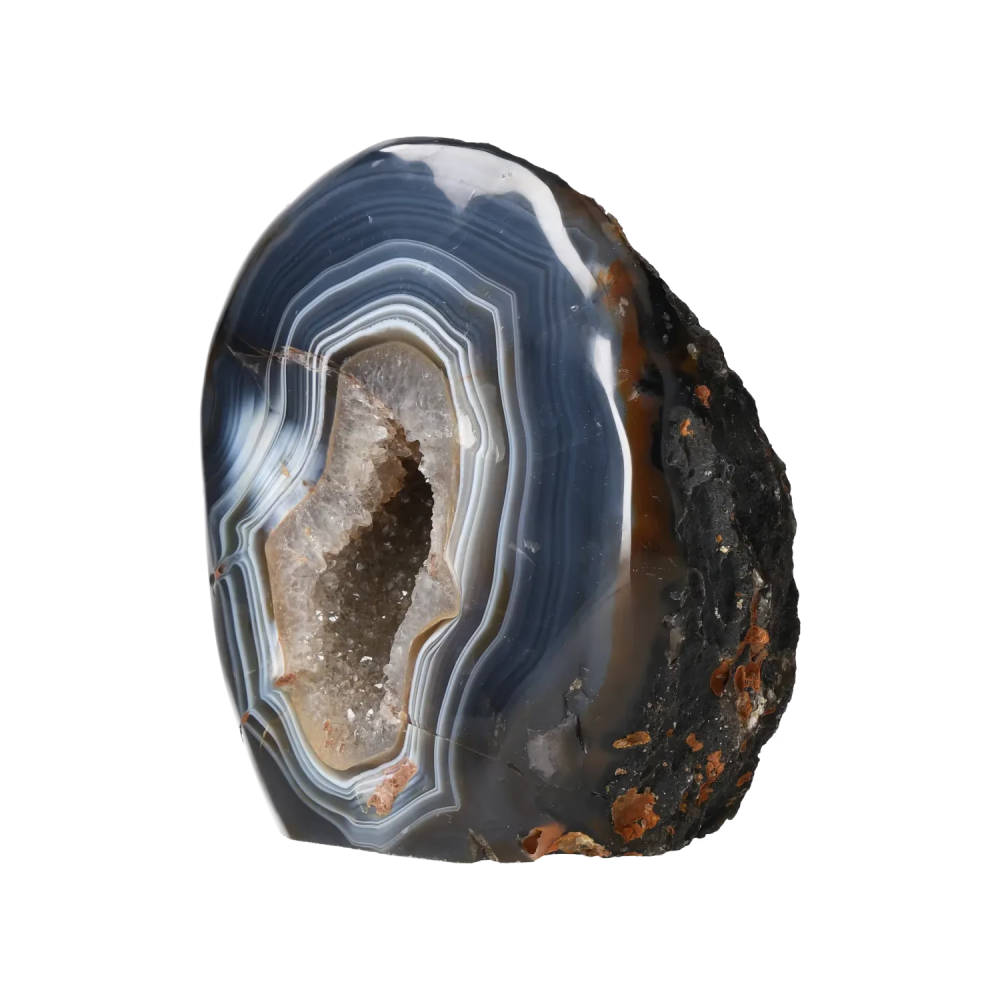 Agate Geode with Quartz Cut Base 10000426
