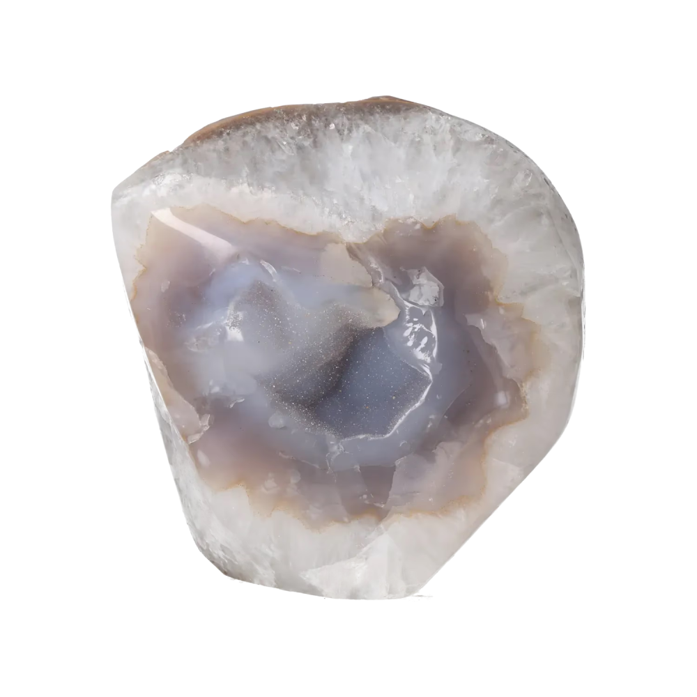 Agate Geode with Quartz Cut Base 10000428