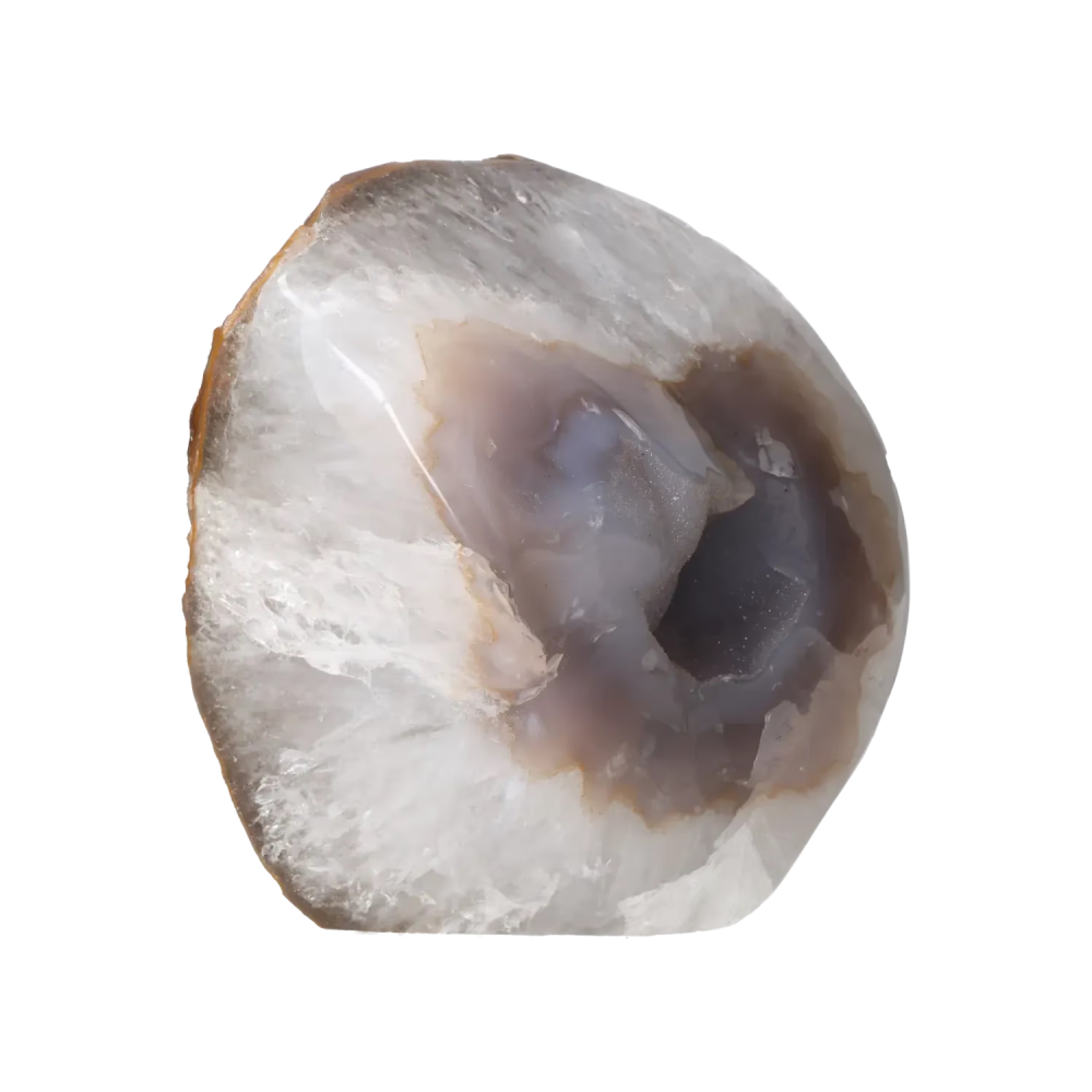 Agate Geode with Quartz Cut Base 10000428