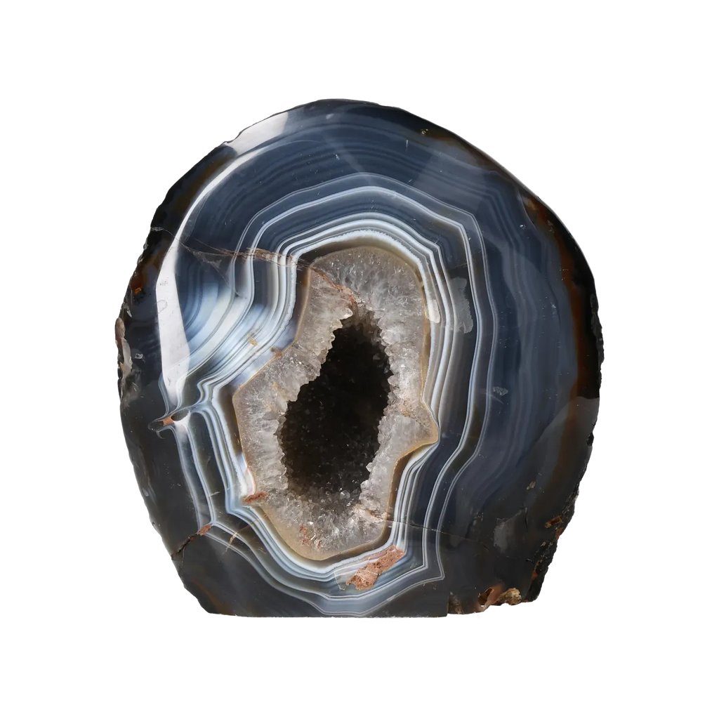 Agate Geode with Quartz Cut Base 10000426