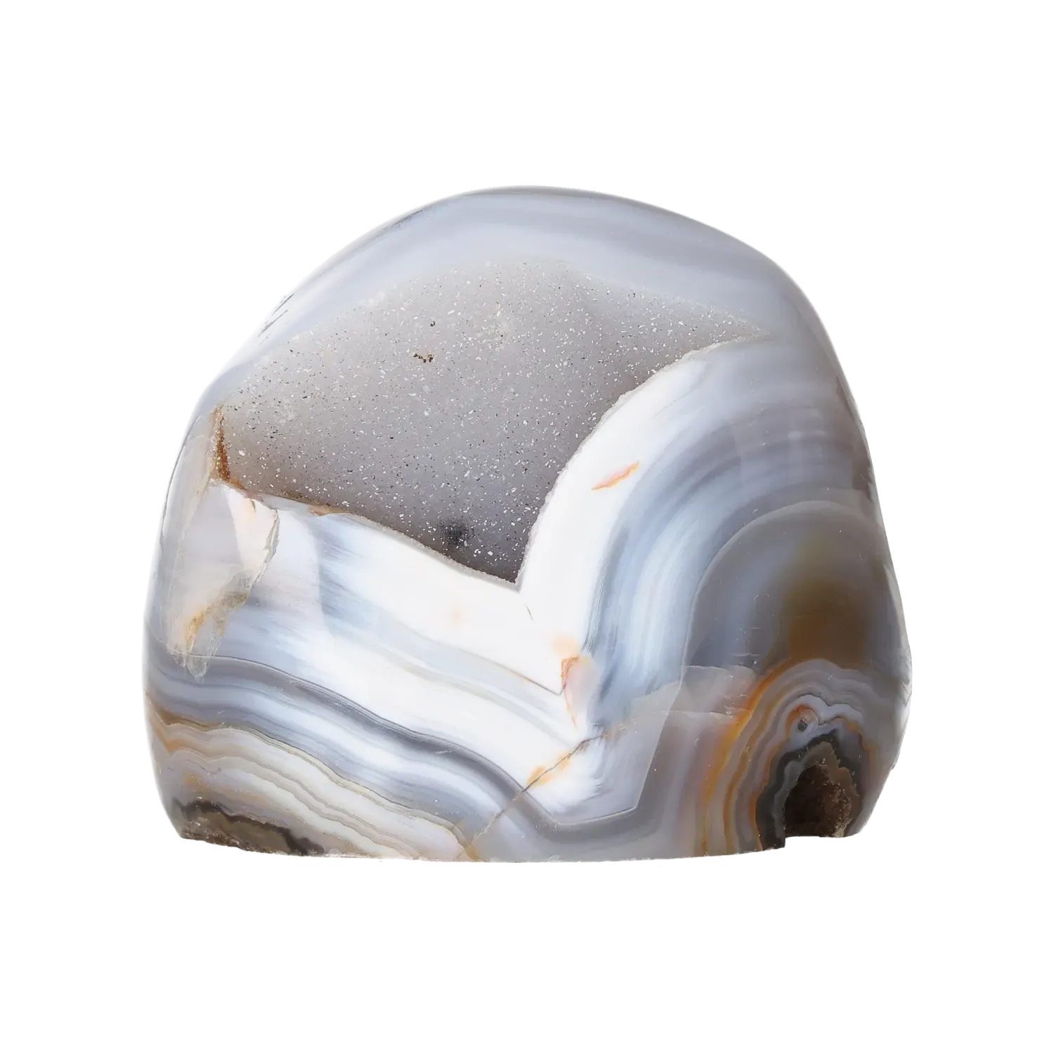 Agate Geode with Quartz Cut Base 10000396