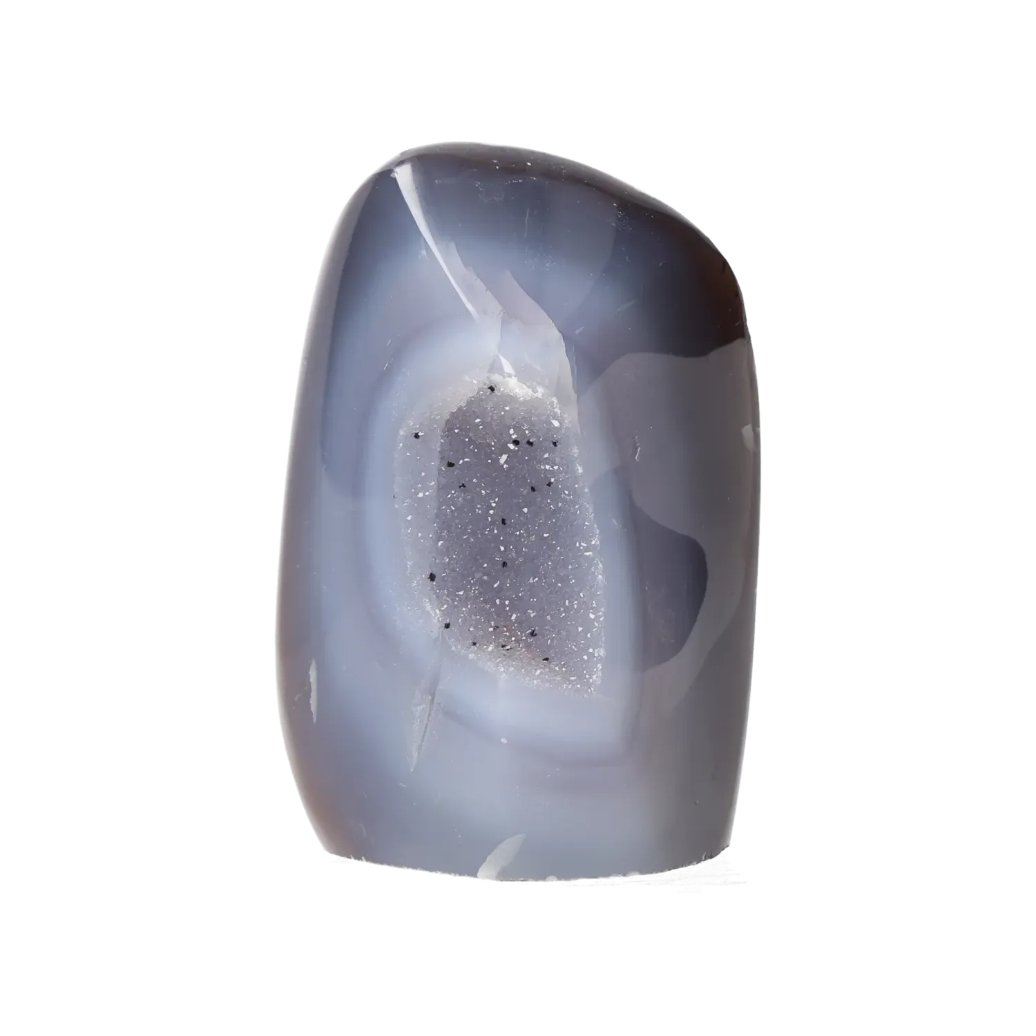 Agate Geode with Quartz Cut Base 10000395