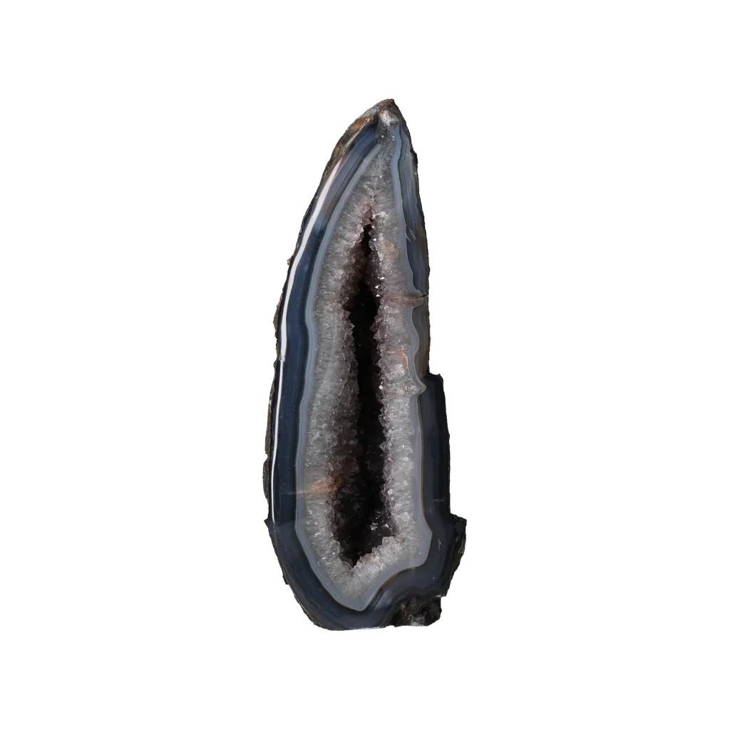 Agate Geode with Amethyst Cut Base 10000373