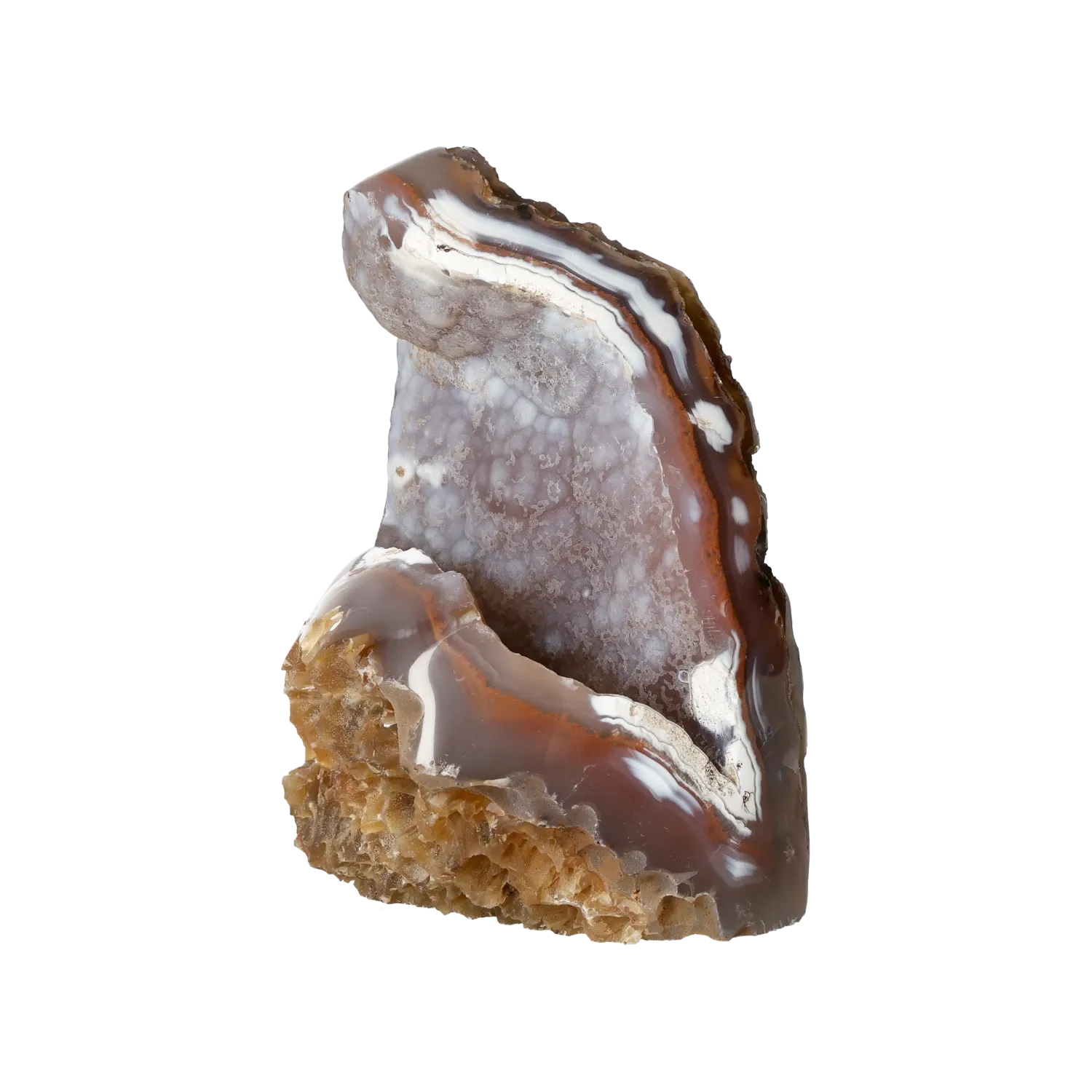 Agate Geode with Chaledony Cut Base 10000382