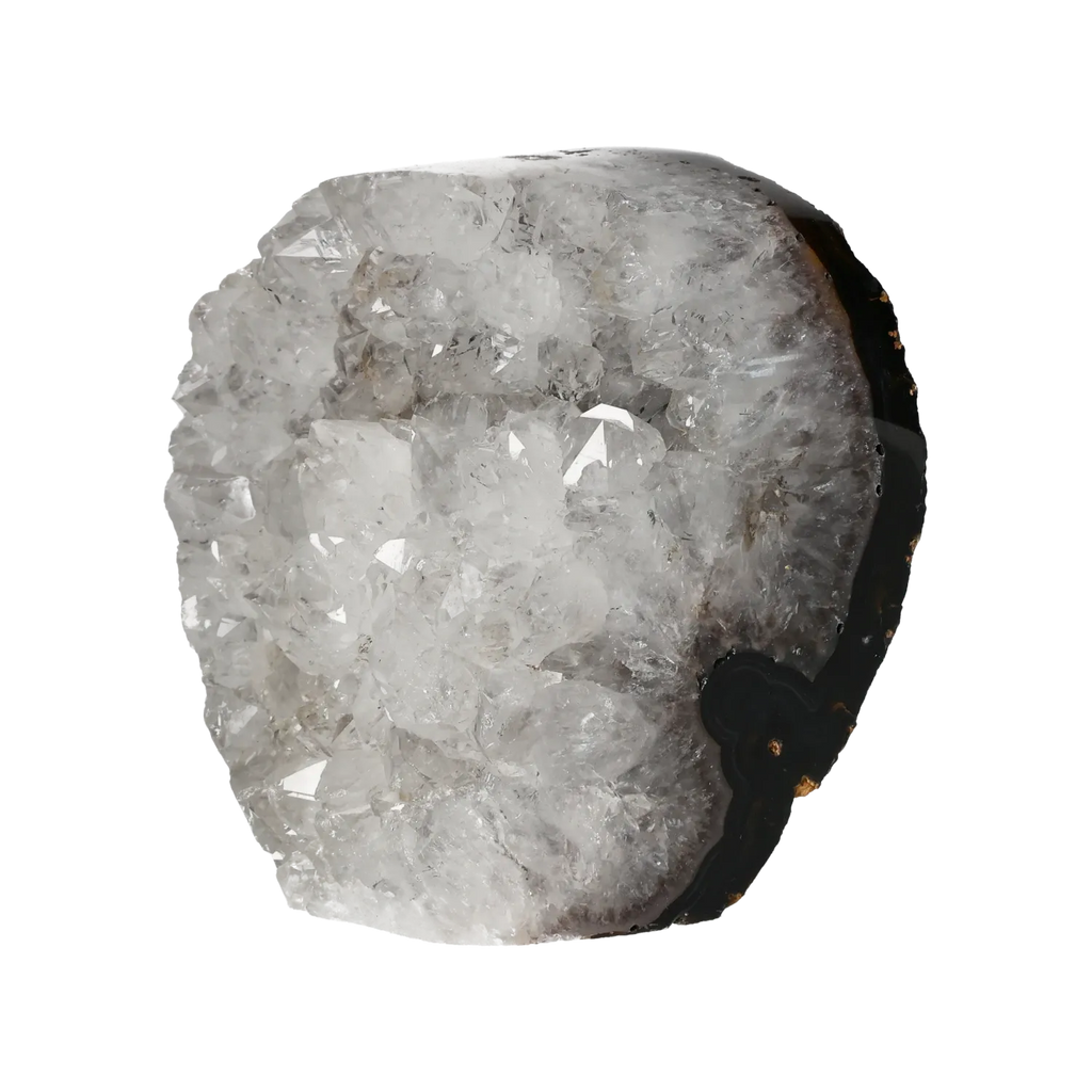 Agate Geode with Quartz Cut Base 10000409
