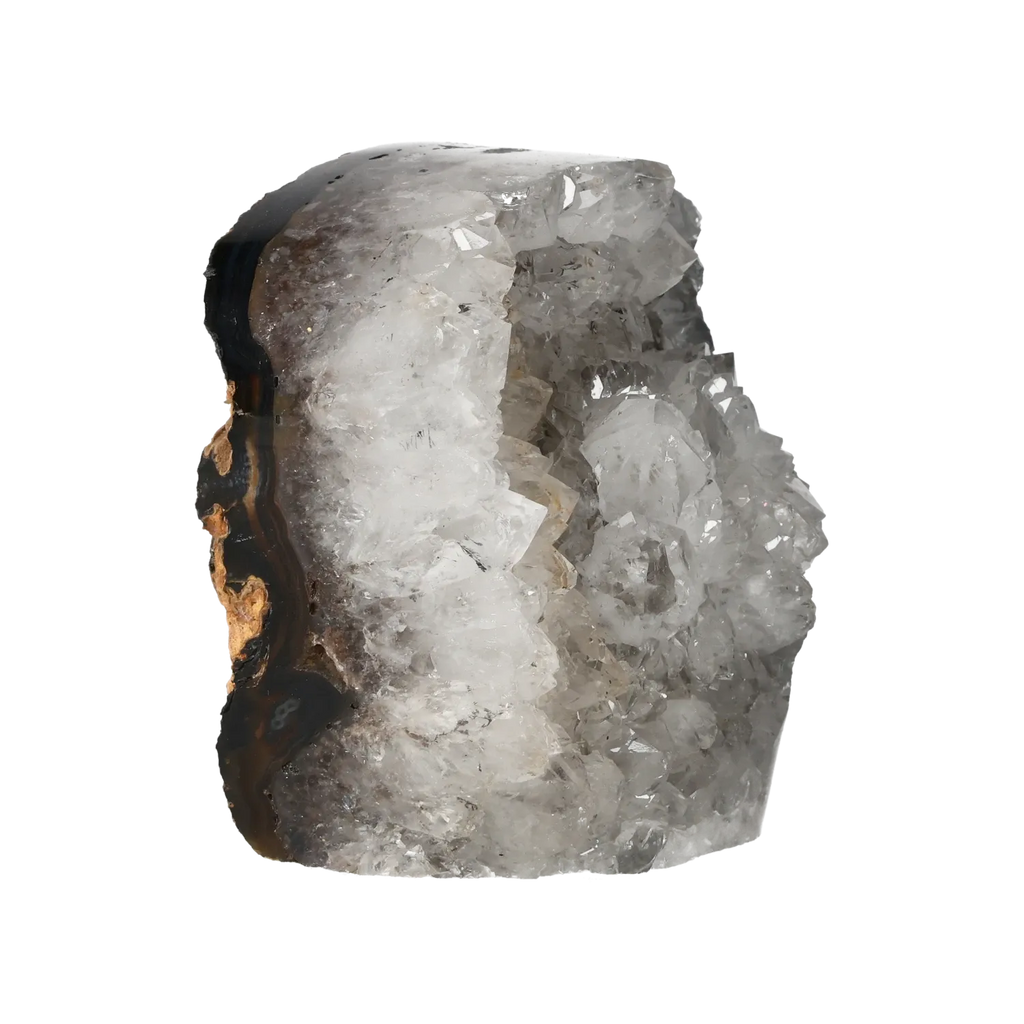 Agate Geode with Quartz Cut Base 10000409
