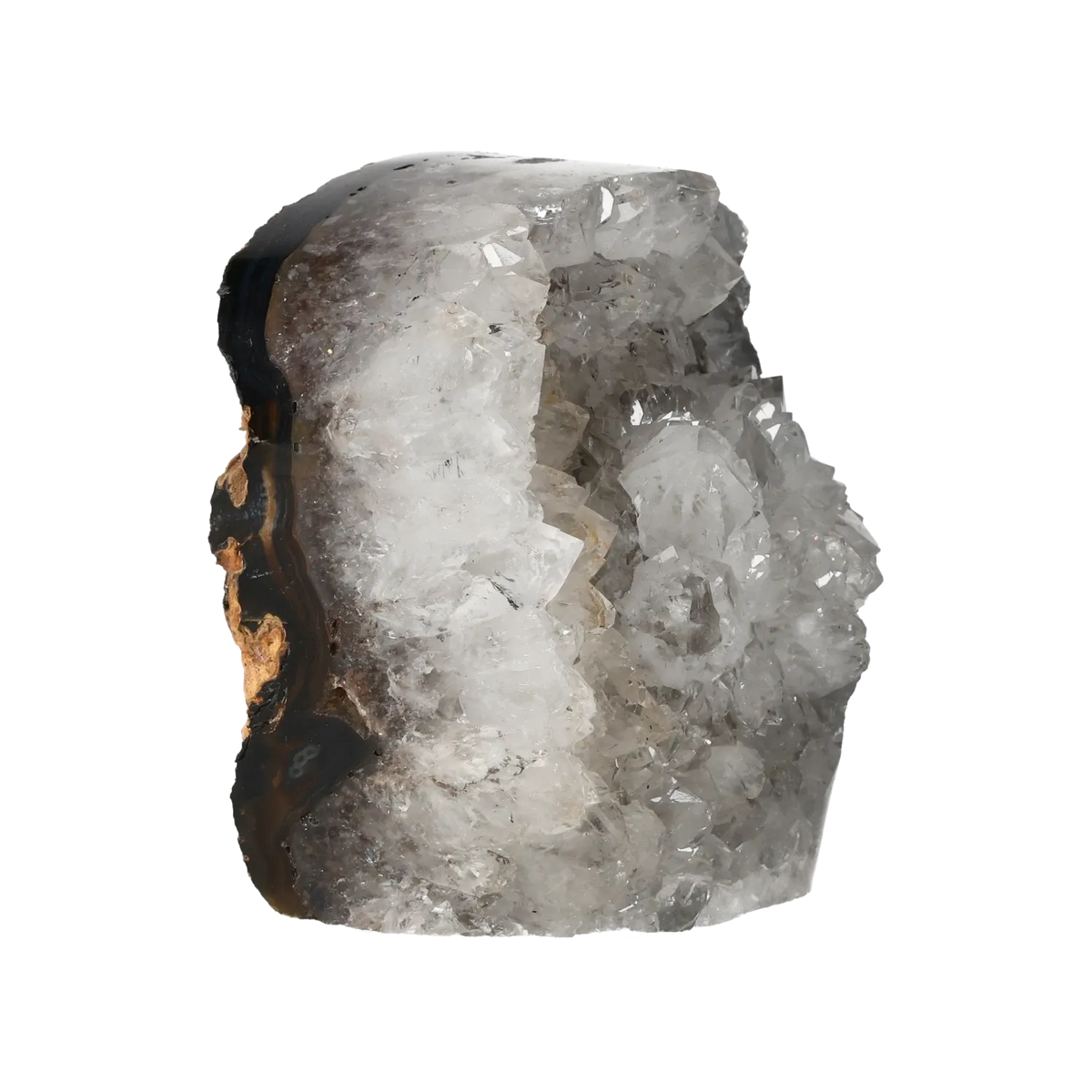 Agate Geode with Quartz Cut Base 10000409