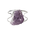 Amethyst Druse Sterling Silver Bracelet 40000050