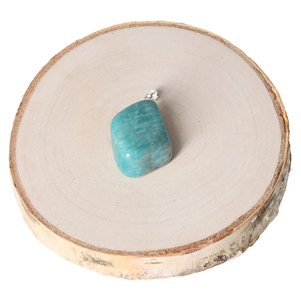 Amazonite AA Tumbled Pendant 555494 P30