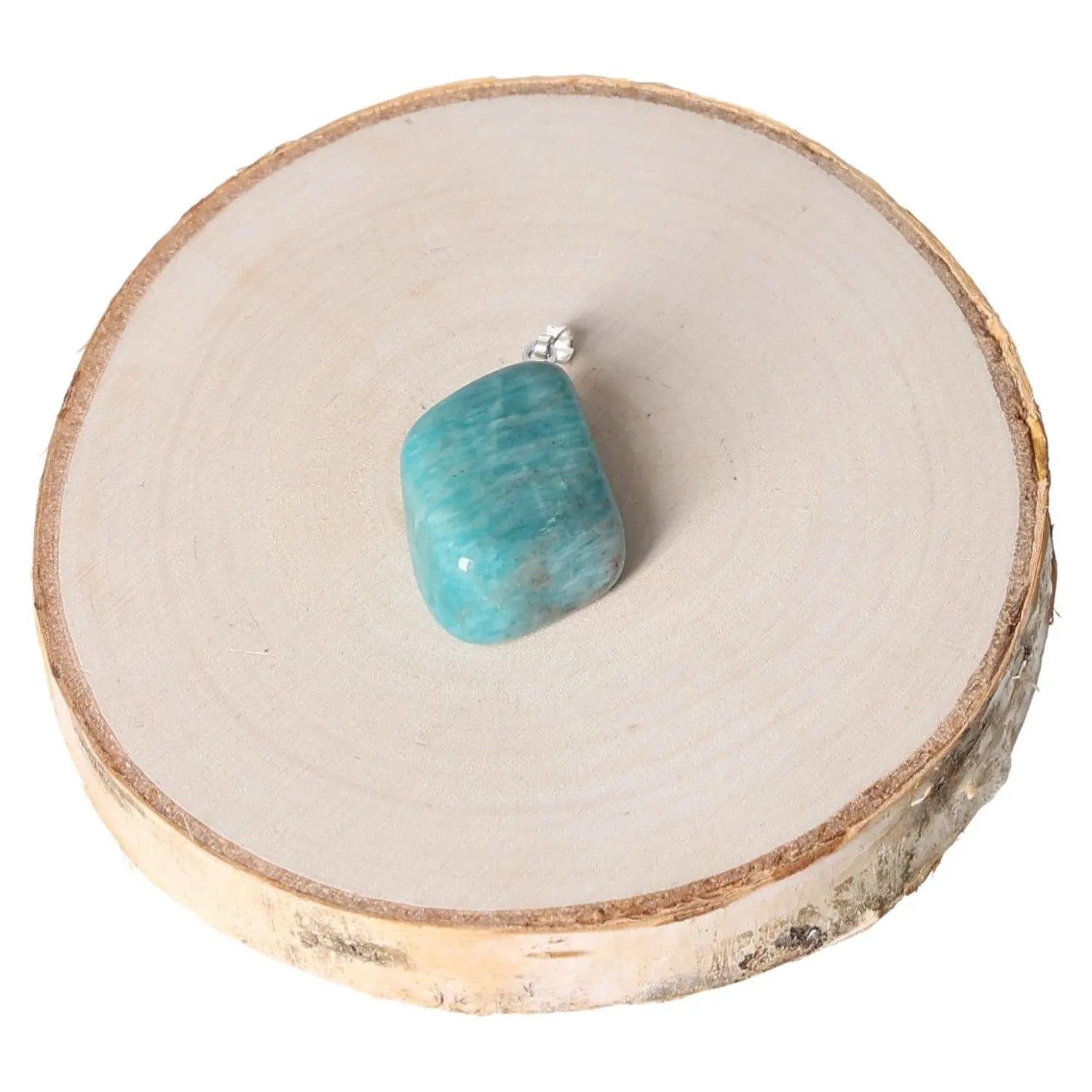 Amazonite AA Tumbled Pendant 555494 P30