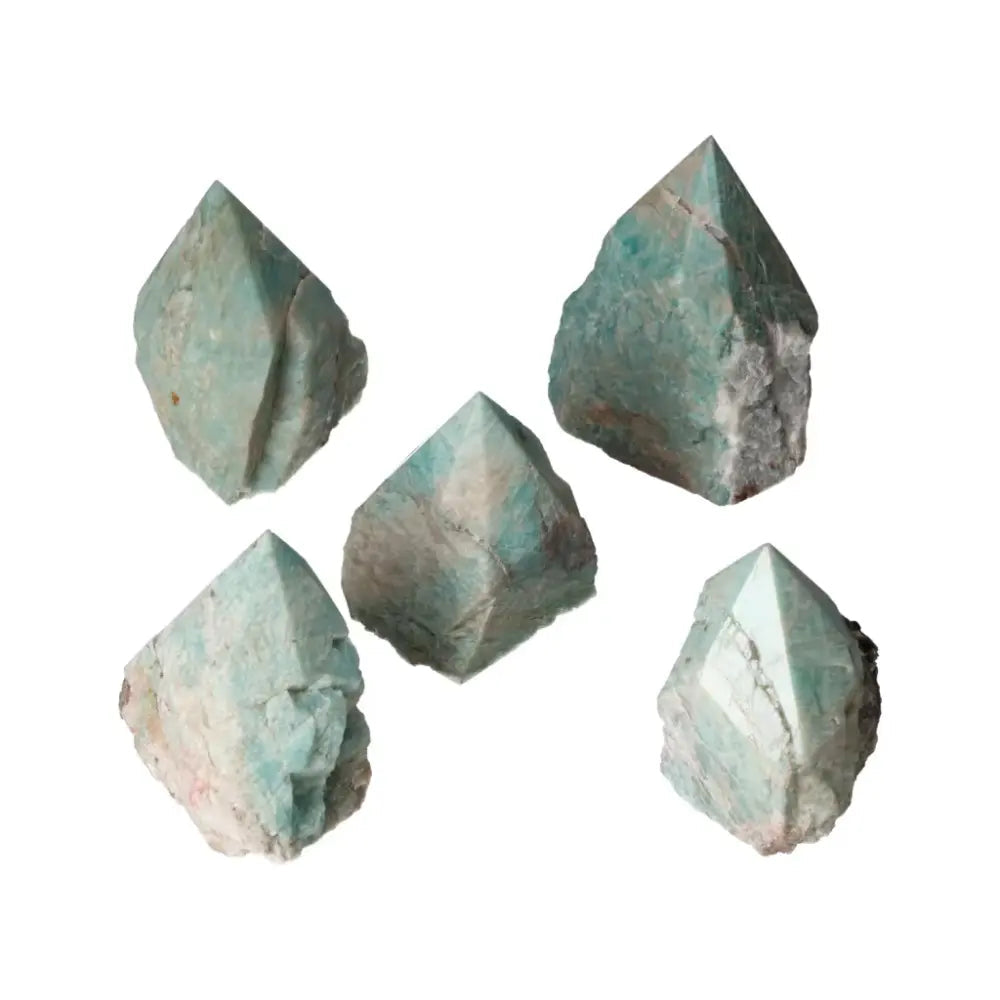 Amazonite Semi-polished Point 575218