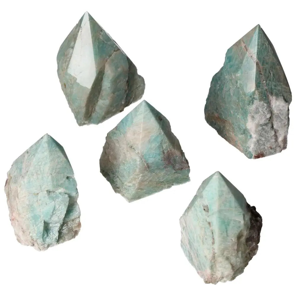 Amazonite Semi-polished Point 575218