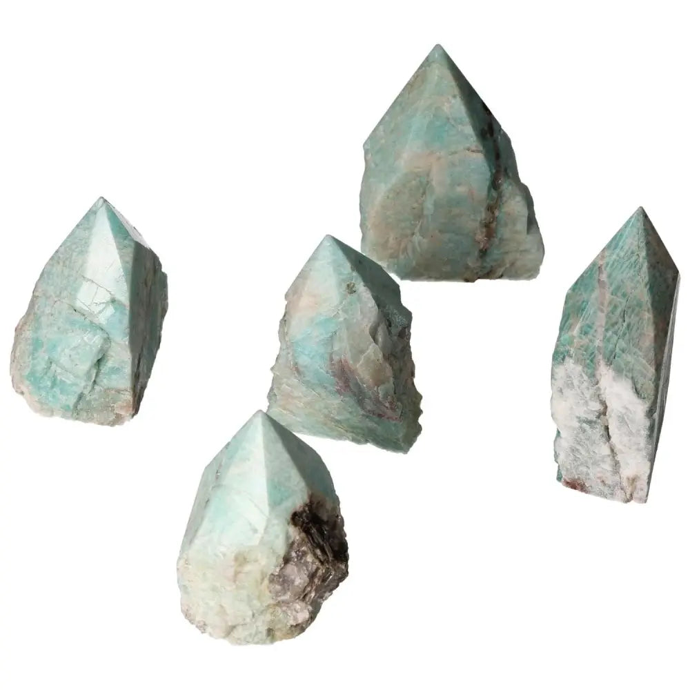 Amazonite Semi-polished Point 575218
