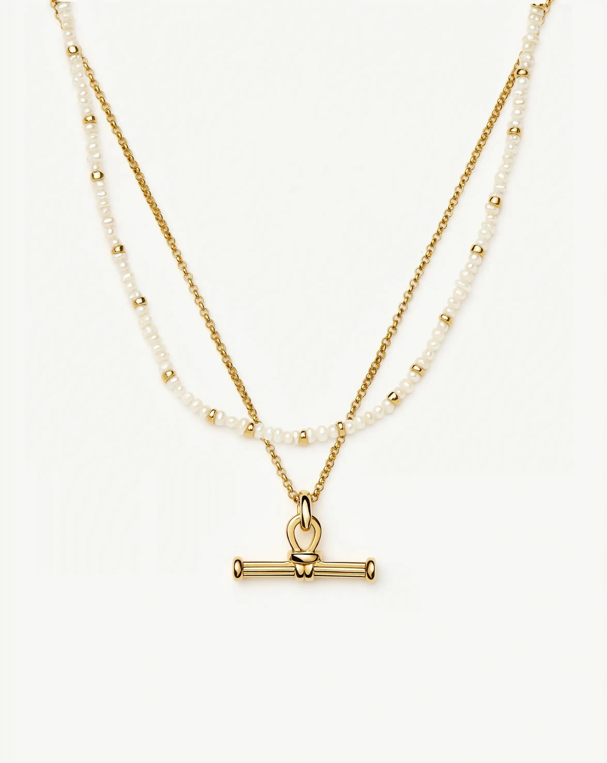 Andy Everyday Pearl Set | 18k Gold Plated, Pearl