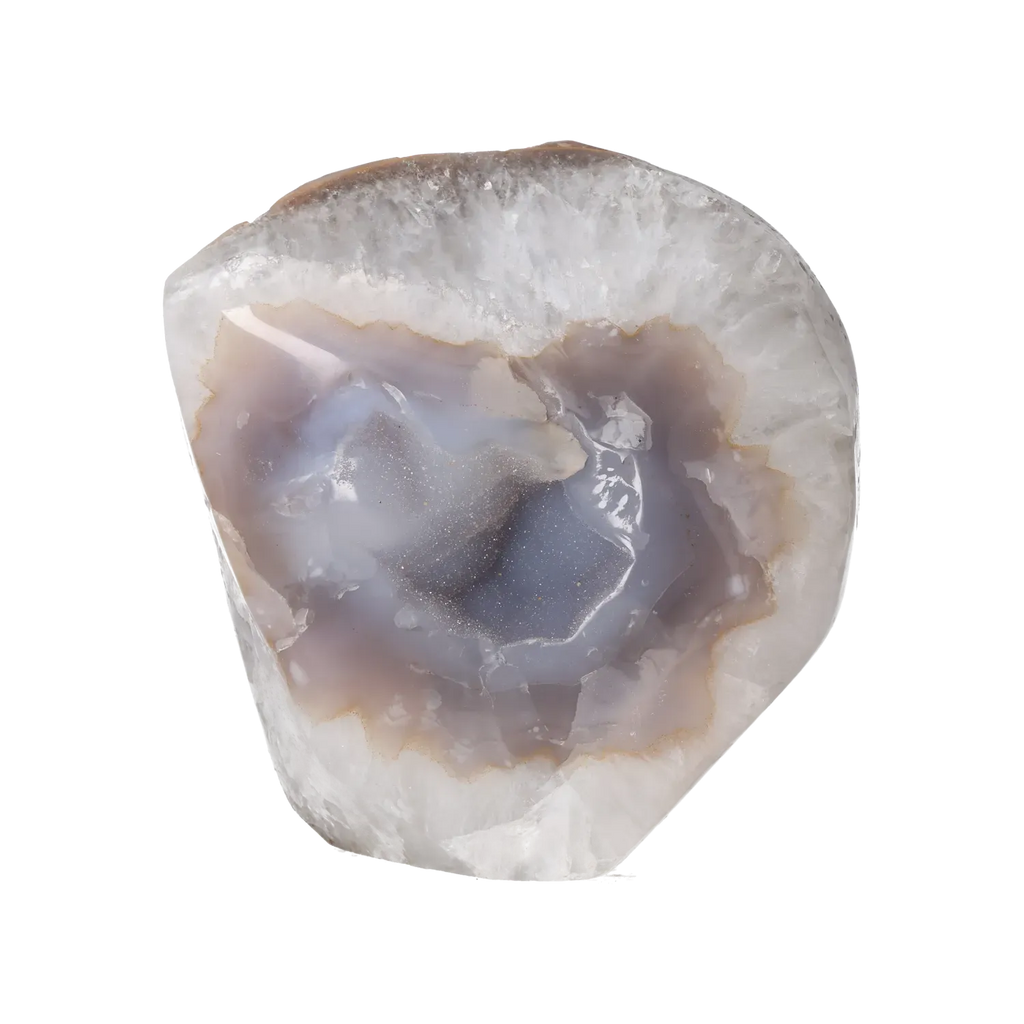 Agate Geode with Quartz Cut Base 10000428