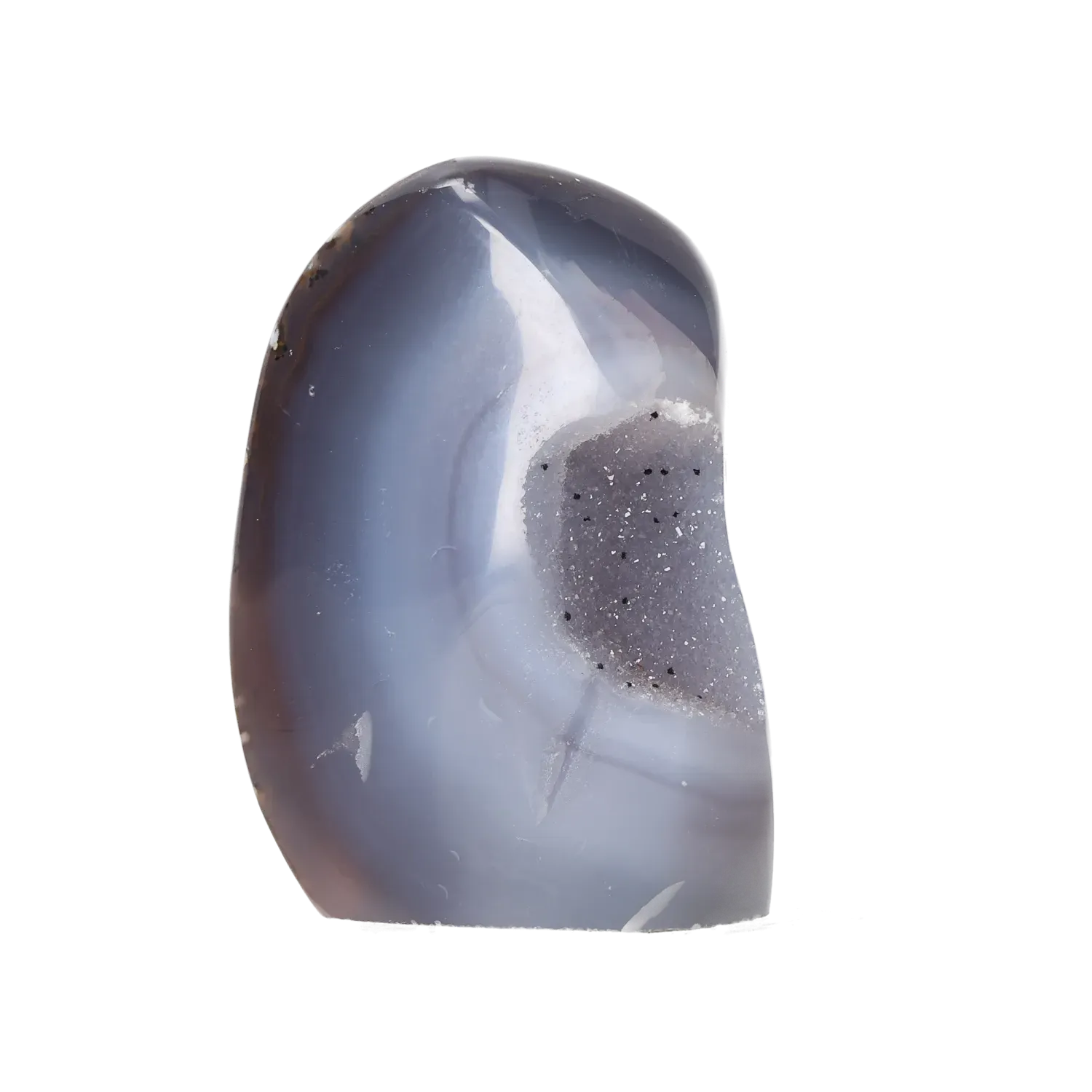 Agate Geode with Quartz Cut Base 10000395