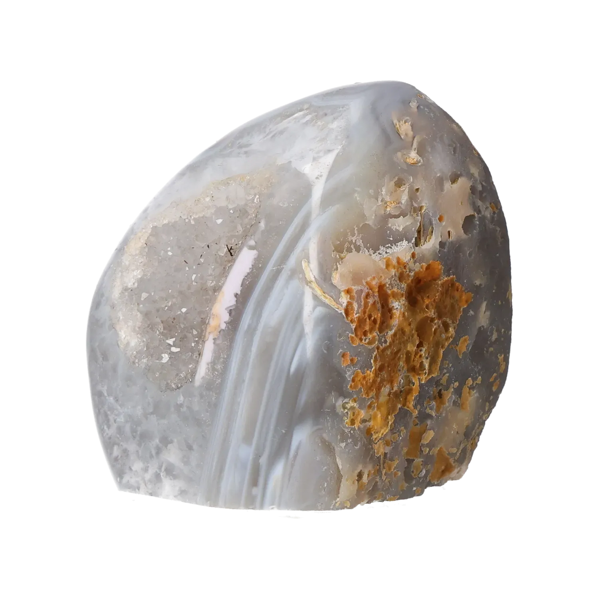 Agate Geode with Quartz Cut Base 10000406