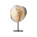 Agate Geode with Quartz on Stand 10000463