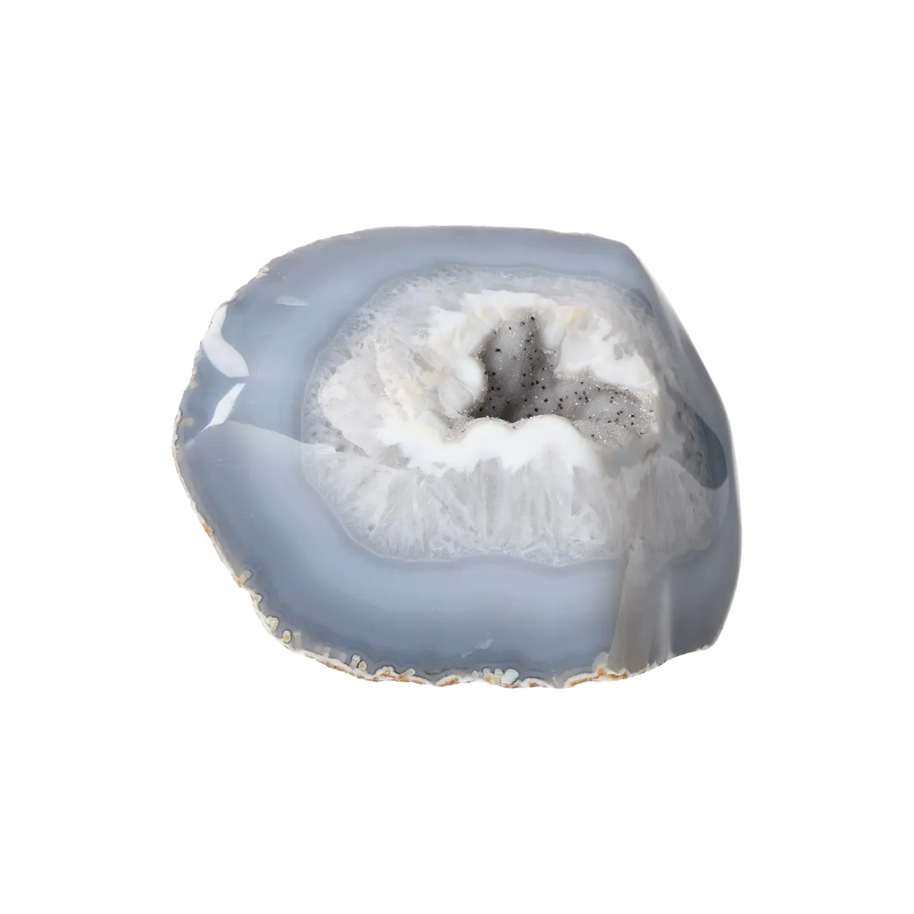 Agate Geode with Quartz Cut Base 10000423