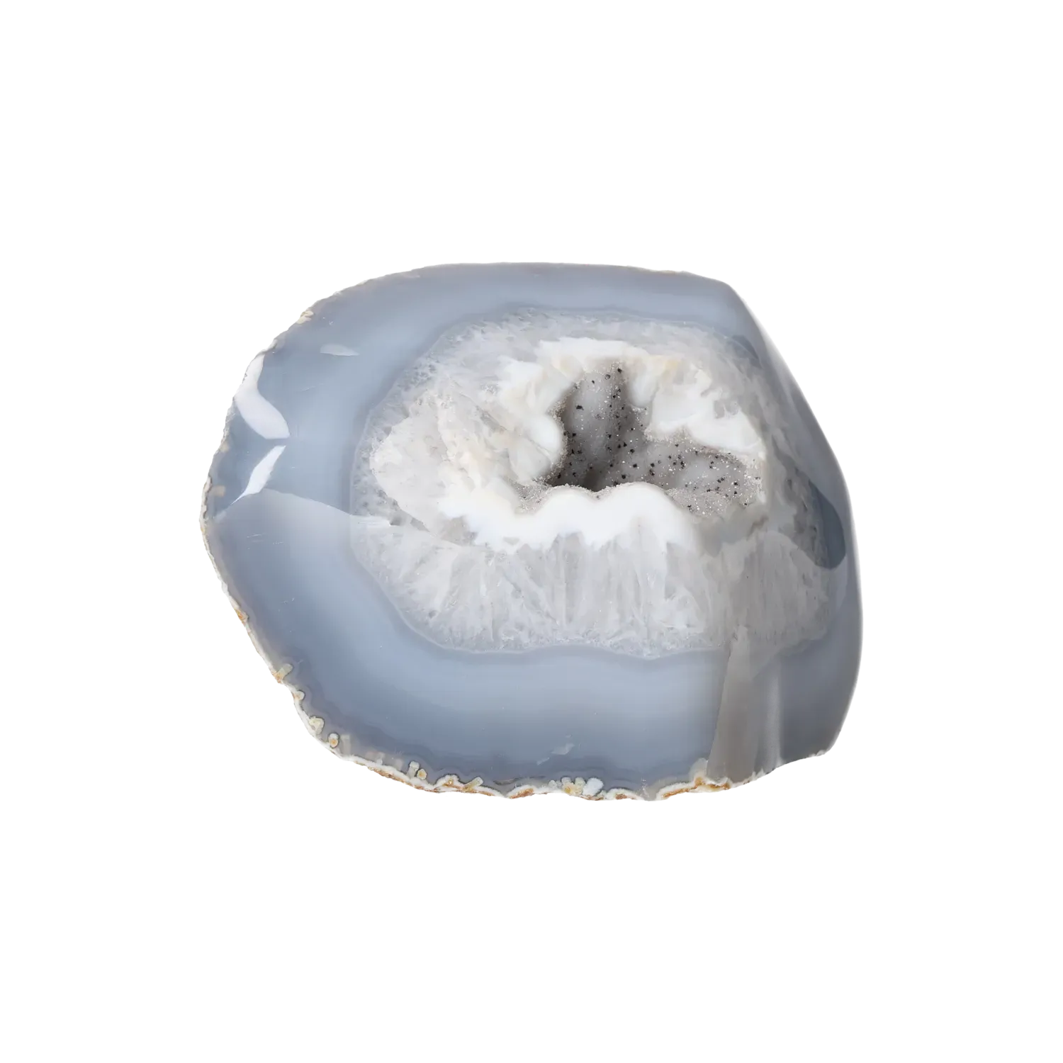 Agate Geode with Quartz Cut Base 10000423