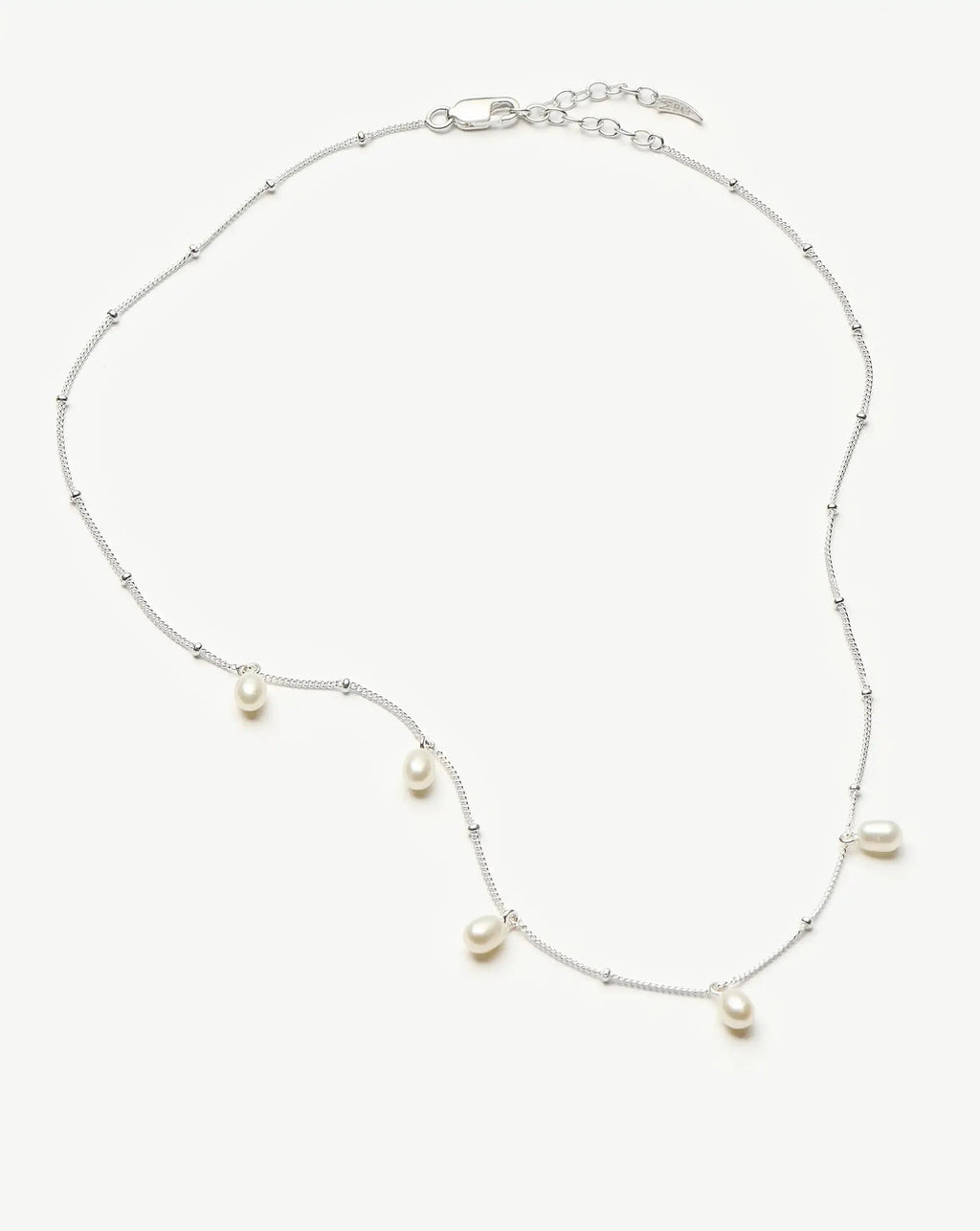 Pearl Baya Baroque Chain Choker | Sterling Silver/Pearl