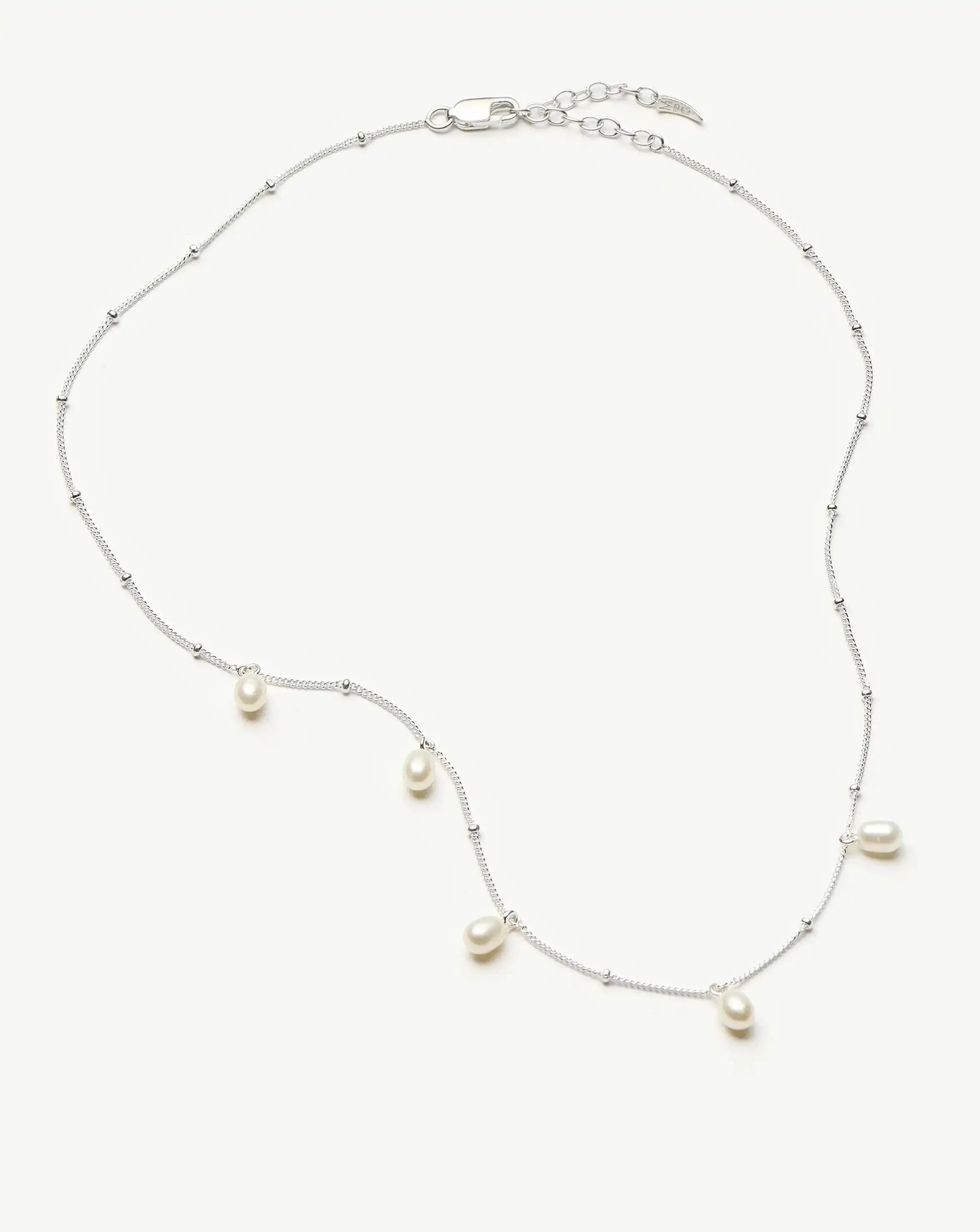 Pearl Baya Baroque Chain Choker | Sterling Silver/Pearl